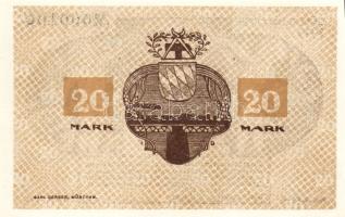 Német Birodalom/Weimari Köztársaság/Wolfstein 1918. 5M, 20M pár, mindkettő hivatalos érvénytelenítés...