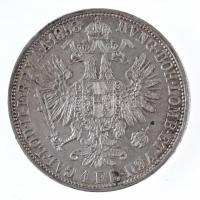 Ausztria 1858A 1Fl Ag "Ferenc József" T:1- kis karc. Austria 1858A 1 Florin Ag "Franz...