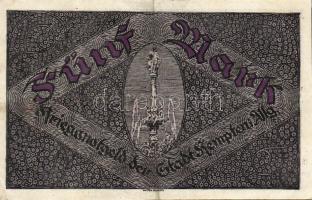 Német Birodalom/Weimari Köztársaság/Kempten 1918. 5M (2x) egymásutáni sorszámmal T:II