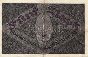 Német Birodalom/Császárság/ Kempten 1918. 5M(2x) egymásutáni sorszámmal T:II