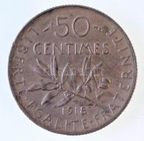 Franciaország 1918. 50c Ag T:2,2-
France 1918. 50c Ag C:XF,VF
Krause KM#854