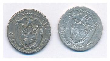 Panama 1930. 1/10B Ag + 1970. 1/10B Cu-Ni T:2-
Panama 1930. 1/10 Balboa Ag + 1970. 1/10 Balboa Cu-N...