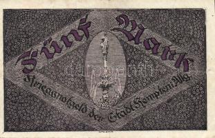 Német Birodalom/Császárság/ Kempten 1918. 5M(2x) egymásutáni sorszámmal T:II