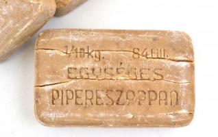 Titán Rt. Budapest, 3 db szappan, 4,8x7,8 cm