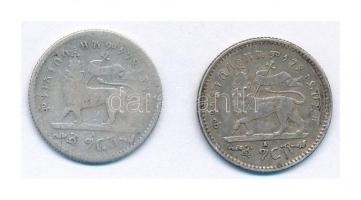 Etiópia 1903. (1895.) 1g Ag "Hailé Szelasszié" (2x) T:2-,3
Ethiopia 1903. (1895.) 1 Ghers...