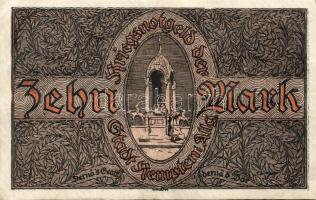 Német Birodalom/Császárság/ Kempten 1918. 10M (2x) egymásutáni sorszámmal T:II