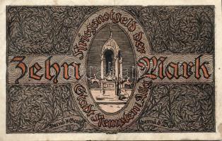 Német Birodalom/Császárság/ Kempten 1918. 10M(2x) egymásutáni sorszámmal T:II