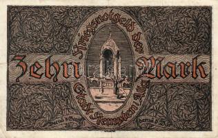 Német Birodalom/Weimari Köztársaság/Kempten 1918. 10M (2x) egyugrású sorszámmal T:II