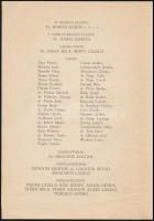 1924 A Nemzeti Vívó Club országos kard- és tőrvívó versenyének programja, a résztvevő klubok és spor...