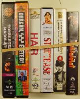6 db eredeti műsoros videokazetta benne Madonna, Hair videók