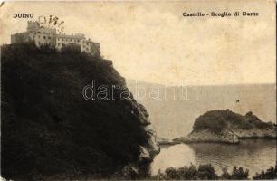 1907 Duino, Castello, Scoglio di Dante / castle (EK)
