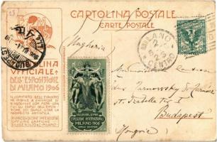 1906 Milano, Esposizione internazionale di Milano, Ingresso alle Belle Arti, Arch Locati / Milan Int...