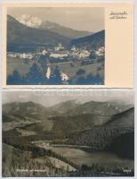 5 db RÉGI osztrák város képeslap / 5 pre-1945 Austrian town-view postcards: Filzmoos, Mariazell, Wie...