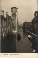 Venezia, Venice; Rio S. Daniele / canal, boats