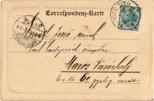 1902 Wien, Vienna, Bécs XIII. Schönbrunn. Kunstverlag Kölz Nr. 72. Art Nouveau (EK)