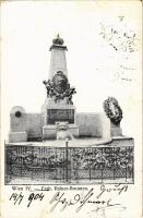 1904 Wien, Vienna, Bécs IV. Erzh. Rainer Brunnen / monument, fountain. B.K.W.I. (fl)