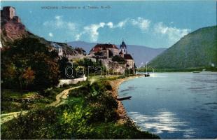 Dürnstein (Wachau), general view, castle, Danube riverside