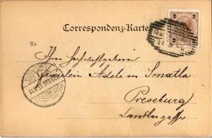 1899 Sankt Radegund bei Graz, Radegund mit dem Schöckel / street view, mountain. Deutsch's Post...