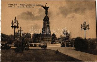 Tallinn, Reval; Russalka Denkmal / Rusalka mälestuse sammas / monument - from postcard booklet
