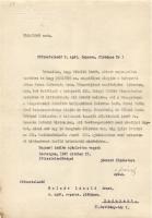 1945 Mindszenty József hercegprímás által aláírt levél