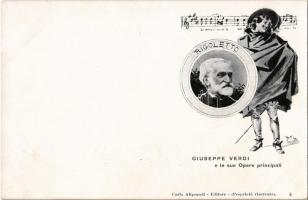 Rigoletto. Giuseppe Verdi e le sue Opere principali. Carlo Aliprandi Editore Nr. 4.