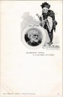 Falstaff. Giuseppe Verdi e le sue Opere principali. Carlo Aliprandi Editore Nr. 12.