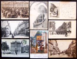 1900-1940 Franciaország 500 db képeslap jobbakkal / 500 topographic postcards with better ones