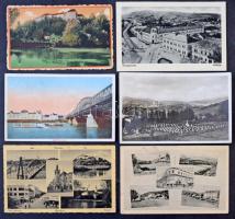 Kb. 100 db RÉGI felvidéki és kárpátaljai város képeslap / Cca. 100 pre-1945 Upper Hungarian (Slovakian) and Transcarpathian town-view postcards