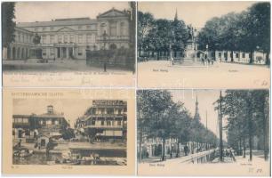 23 db RÉGI holland város képeslap vegyes minőségben / 23 pre-1945 Dutch town-view postcards in mixed quality