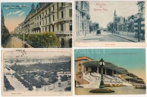 7 db RÉGI argentin város képeslap vegyes minőségben / 7 pre-1945 Argentinean town-view postcards in mixed quality