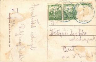 Püspökfürdő, Szentlászlófürdő, Baile 1 Mai; vasútállomás, gőzmozdony / railway station, locomotive (...