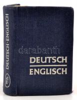 Deutsch-Englisches Wörterbuch. Leipzig, 1965, VEB Verlag Enzyklopädie Leipzig. Kaidói vászonkötés