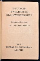 Deutsch-Englisches Wörterbuch. Leipzig, 1965, VEB Verlag Enzyklopädie Leipzig. Kaidói vászonkötés