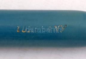 Turcsány Antal-féle kétszínű ritka töltőceruza, Turcsány felirattal, h: 13 cm