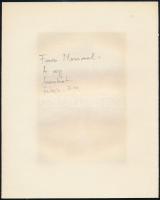 Frans Masereel (1889-1972): Térden állva, fametszet, papír, jelzett a metszeten, 16×10,5 cm