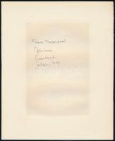 Frans Masereel (1889-1972): Lángolás, fametszet, papír, jelzett a metszeten, 16×10,5 cm