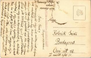 1937 Brassó, Kronstadt, Brasov; Fő tér, templom, piac, Detail Engros, J.L. & A. Hesshaimer, Colo...