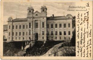 1917 Selmecbánya, Banská Stiavnica; Kémiai (Chemiai) laboratórium. Joerges / chemistry lab of the university