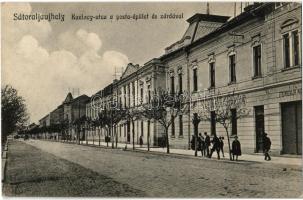 Sátoraljaújhely, Kazinczy utca, postaépület és zárda, Steinberger Márton üzlete