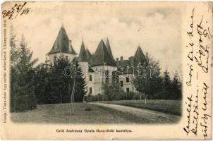 1907 Tiszadob, Gróf Andrássy Gyula kastélya (EK)