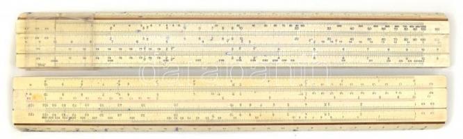 2 db régi logarléc, tokkal