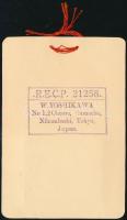 1932 Japán kártyanaptár, kis asztali naptár