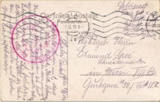 1914 SMS Panther osztrák-magyar torpedócirkáló este / K.u.K. Kriegsmarine / Austro-Hungarian Navy SM...