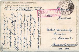 1917 Unsere K.u.K. Kriegsmarine. K. und K. Uboot an der Arbeit / WWI Austro-Hungarian Navy submarine...