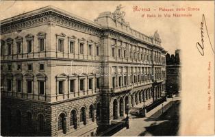 1907 Roma, Rome; Palazzo della Banca dItalia in Via Nazionale. Ing. P. Becchini / Palace of the Bank of Italy (EK)
