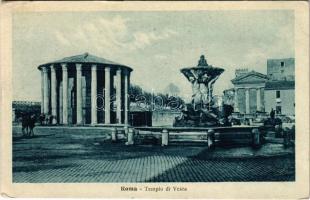 1917 Roma, Rome; Tempio di Vesta / Temple of Vesta, fountain (EK)