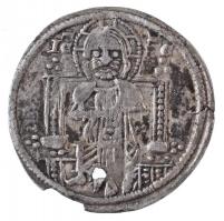 Szerbia 1276-1282. Dinar Ag "Stefan Dragutin" (1,60g) T:2- lyukasztott Serbia 1276-1282. Dinar Ag "Stefan Dragutin" (1,60g) C:VF holed