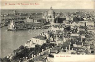 Venezia, Venice; Dal Campanile di S. Marco / Saint Marks Basilica, bell tower. Giov. Zanetti Editore