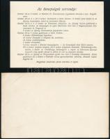 1930, 1937 Szeged, Pécs, Meghívó emericanás ünnepségre, 2 db