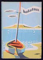 1963 A Balaton térképe, 1:95 000, kiadja: Kartográfiai Vállalat, 33×95 cm